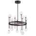 Artcraft - AC6623 - LED Chandelier - Melrose - Bronze