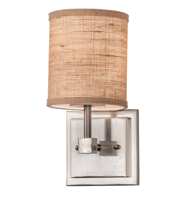 Meyda Tiffany - 214007 - One Light Wall Sconce - Brooker - Brushed Nickel