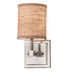 Meyda Tiffany - 214007 - One Light Wall Sconce - Brooker - Brushed Nickel