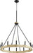 Quorum - 6189-12-69 - 12 Light Chandelier - Alpine - Textured Black w/ Driftwood finish