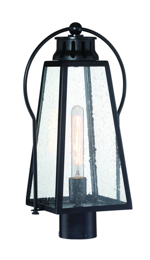 Halder Bridge One Light Outdoor Post Mount Sand Black