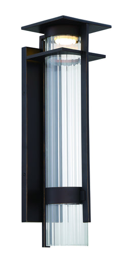 Kittner LED Outdoor Wall Mount Oil Rubbed Bronze W/ Gold High