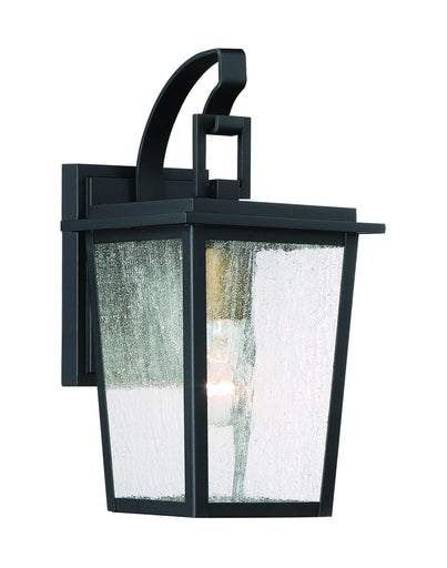 Cantebury One Light Wall Mount Coal W/Gold