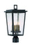 Minka-Lavery - 72756-66G - Four Light Outdoor Post Mount - Cantebury - Sand Black, Burnt Gold & Sand Black Candle Sleeves
