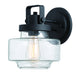 Minka-Lavery - 72772-66 - One Light Outddor Wall Mount - Rosecrans - Sand Black