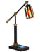Dale Tiffany - TA18217WU - One Light Desk Lamp with Wireless/USB Charger - Black