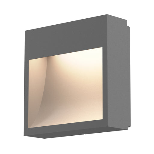 Sonneman - 7360.74-WL - LED Wall Sconce - Square Curve - Textured Gray