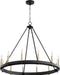 Quorum - 611-12-69 - 12 Light Chandelier - Aura - Textured Black