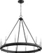 Quorum - 611-12-69 - 12 Light Chandelier - Aura - Textured Black