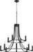 Quorum - 696-12-69 - 12 Light Chandelier - Olympus - Textured Black