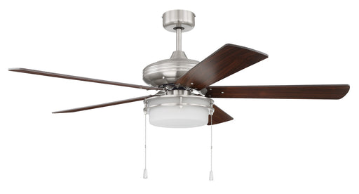 Craftmade - STO52BNK5 - 52"Ceiling Fan - Stonegate - Brushed Polished Nickel