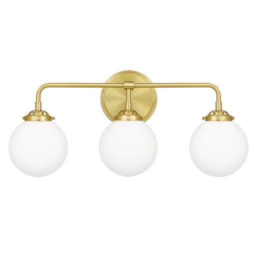 Landry Three Light Bath Satin Brass