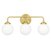 Quoizel - LRY8624Y - Three Light Bath - Landry - Satin Brass