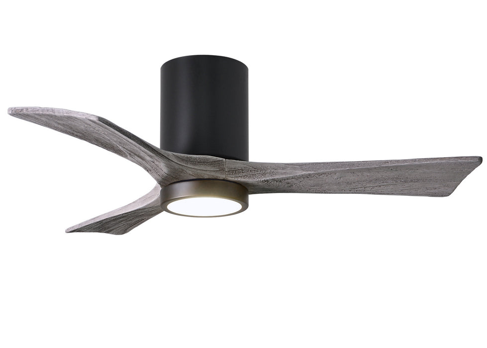 Matthews Fan Company - IR3HLK-BK-BW-42 - 42 Inch Ceiling Fan - Irene-3HLK - Matte Black