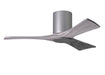 Matthews Fan Company - IR3HLK-BN-BW-42 - 42 Inch Ceiling Fan - Irene-3HLK - Brushed Nickel