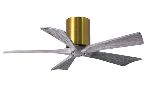 Matthews Fan Company - IR5H-BRBR-BW-42 - 42 Inch Ceiling Fan - Irene-5H - Brushed Brass