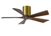 Matthews Fan Company - IR5H-BRBR-WA-42 - 42 Inch Ceiling Fan - Irene-5H - Brushed Brass