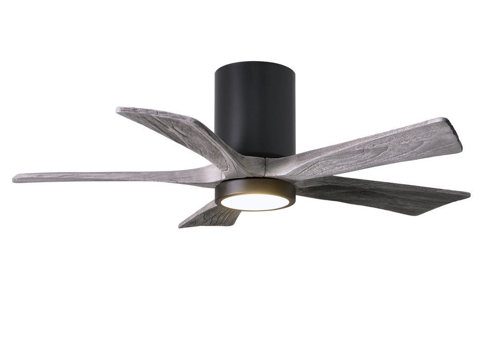 Matthews Fan Company - IR5HLK-BK-BW-42 - 42 Inch Ceiling Fan - Irene-5HLK - Matte Black