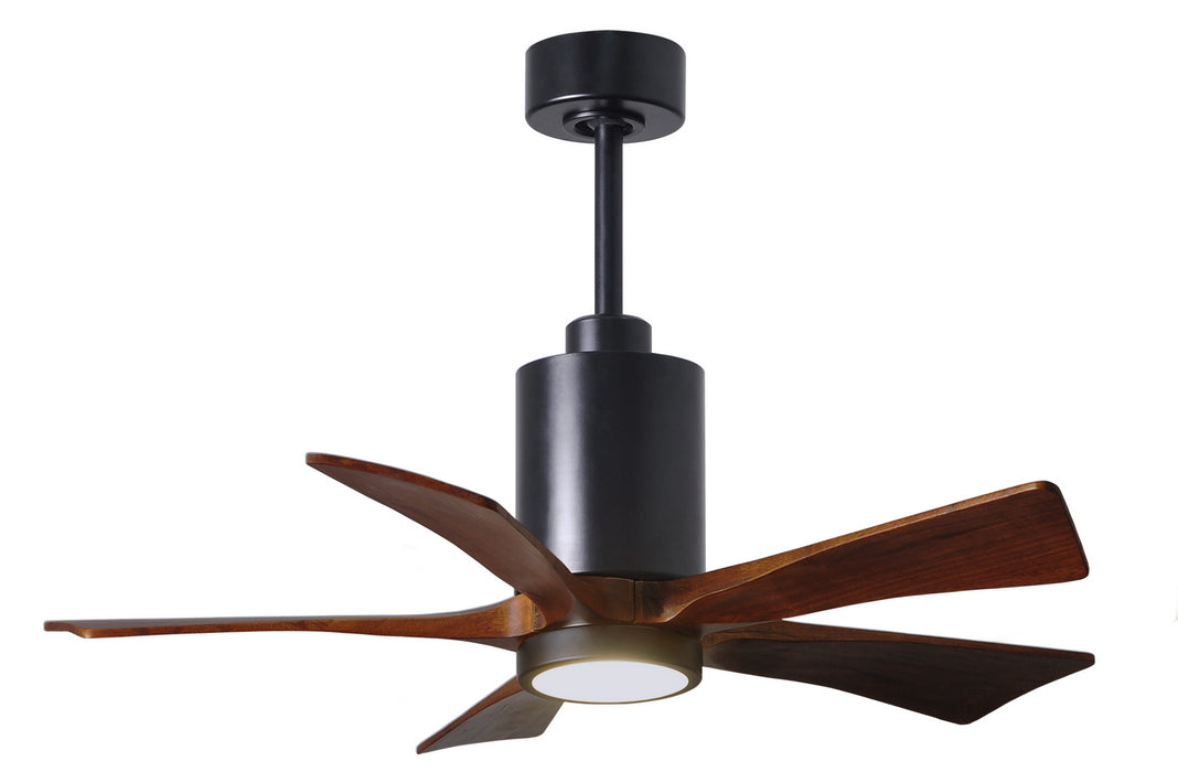 Matthews Fan Company - PA5-BK-WA-42 - 42 Inch Ceiling Fan - Patricia - Matte Black