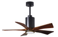 Matthews Fan Company - PA5-BK-WA-42 - 42 Inch Ceiling Fan - Patricia - Matte Black