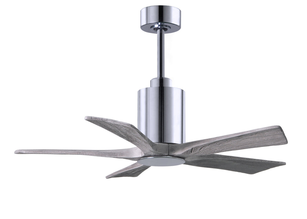 Matthews Fan Company - PA5-CR-BW-42 - 42 Inch Ceiling Fan - Patricia - Polished Chrome