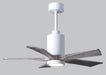 Matthews Fan Company - PA5-WH-BW-42 - 42 Inch Ceiling Fan - Patricia - Gloss White