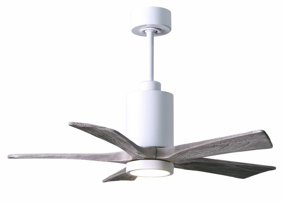 Matthews Fan Company - PA5-WH-BW-42 - 42 Inch Ceiling Fan - Patricia - Gloss White