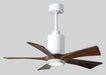 Matthews Fan Company - PA5-WH-WA-42 - 42 Inch Ceiling Fan - Patricia - Gloss White