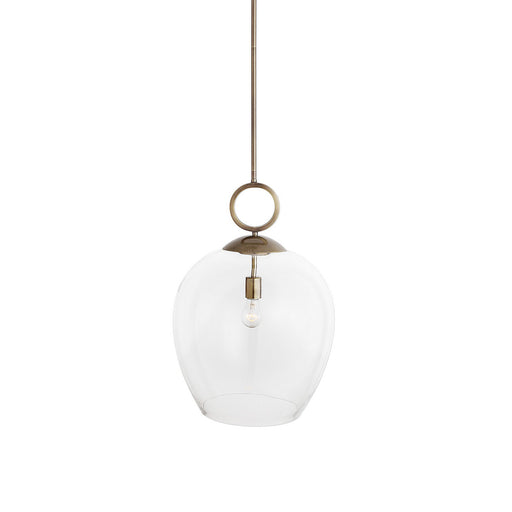 Uttermost - 22127 - One Light Pendant - Calix - Aged Brass