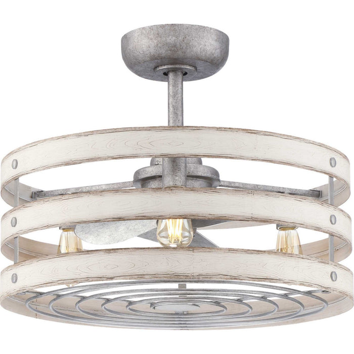 Progress Lighting - P250012-141-22 - 23 Inch Ceiling Fan - Gulliver - Galvanized Finish