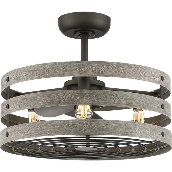 Progress Lighting - P250012-143-22 - 23 Inch Ceiling Fan - Gulliver - Graphite