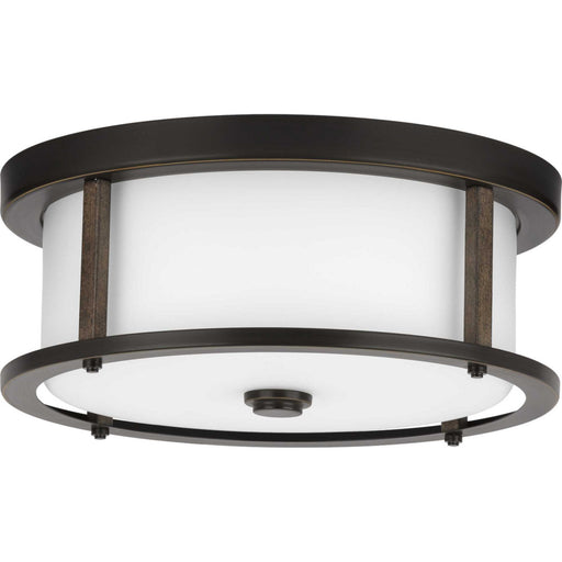 Progress Lighting - P350144-020 - Two Light Flush Mount - Mast - Antique Bronze