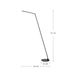 Kuzco Lighting - FL25558-BK - LED Floor Lamp - Miter - Black