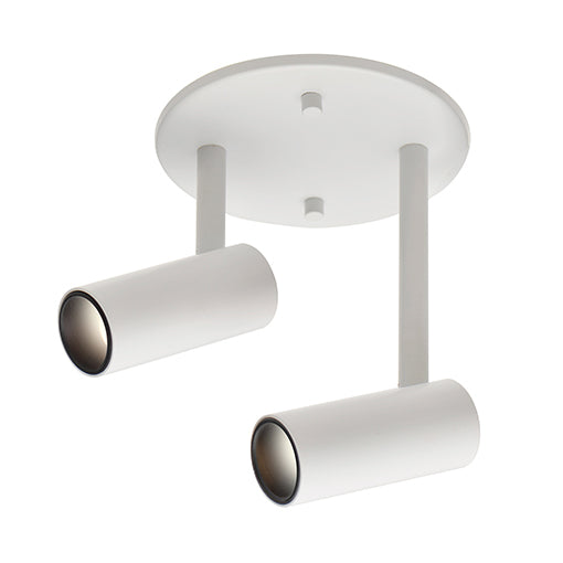 Downey LED Semi-Flush Mount White