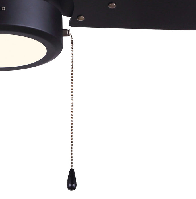 Canarm - CF42WAL3BK - 42 Inch Ceiling Fan - Wallis - Matte Black
