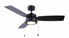 Canarm - CF42WAL3BK - 42 Inch Ceiling Fan - Wallis - Matte Black