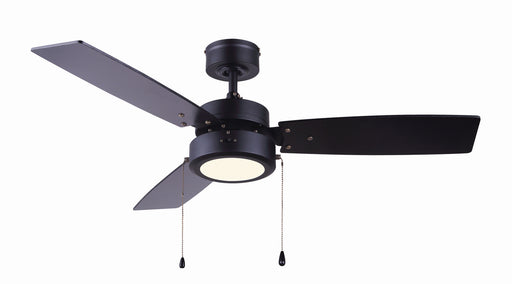 Canarm - CF42WAL3BK - 42 Inch Ceiling Fan - Wallis - Matte Black
