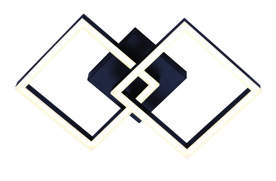 Canarm - LCW154A14BK - LED Ceiling/Wall Mount - Veda - Black