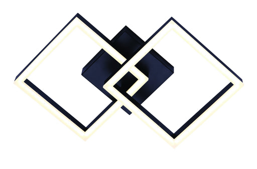 Veda LED Ceiling/Wall Mount Black