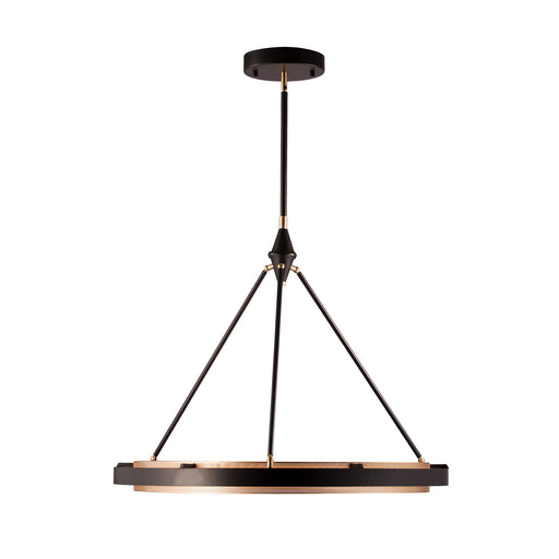 Duo LED Pendant Classic Black/Gold Shimmer