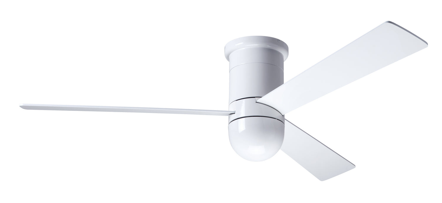 Modern Fan Co - CIR-FM-GW-50-WH-NL-RC - 50 Inch Ceiling Fan - Cirrus Flush DC - Gloss White