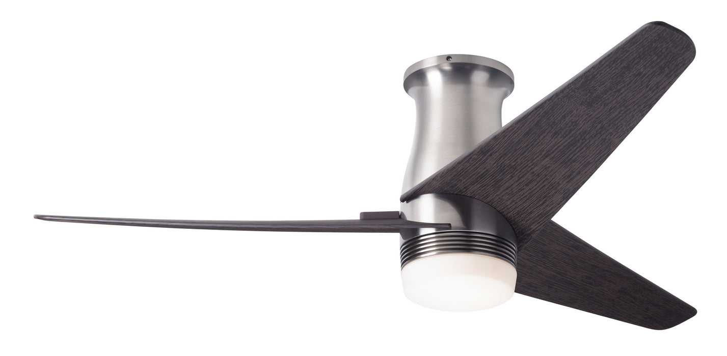 Modern Fan Co - VEL-FM-BN-48-EB-853-RC - 48 Inch Ceiling Fan - Velo Flush DC - Bright Nickel