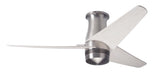 Modern Fan Co - VEL-FM-BN-48-WW-NL-WC - 48 Inch Ceiling Fan - Velo Flush DC - Bright Nickel