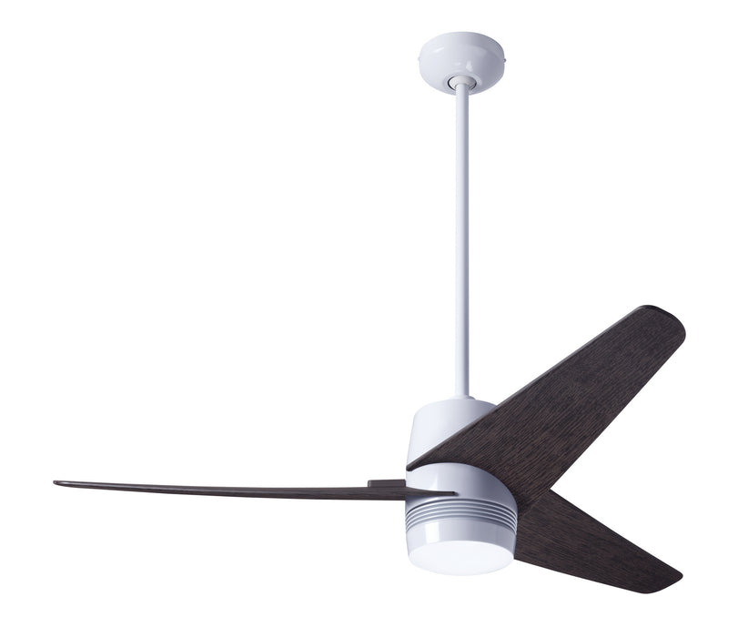 Modern Fan Co - VEL-GW-48-EB-NL-WC - 48 Inch Ceiling Fan - Velo DC - Gloss White