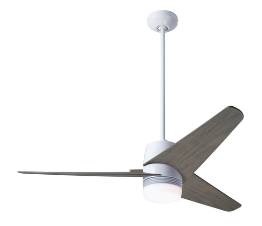 Modern Fan Co - VEL-GW-48-GY-853-WC - 48 Inch Ceiling Fan - Velo DC - Gloss White