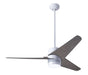 Modern Fan Co - VEL-GW-48-GY-NL-WC - 48 Inch Ceiling Fan - Velo DC - Gloss White