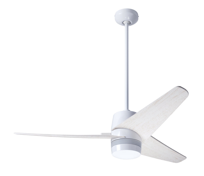 Modern Fan Co - VEL-GW-48-WW-NL-WC - 48 Inch Ceiling Fan - Velo DC - Gloss White