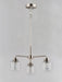 Maxim - 12260CDSN - Three Light Semi-Flush Mount/Chandelier - Acadia - Satin Nickel