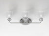 Maxim - 12263CDSN - Three Light Bath Vanity - Acadia - Satin Nickel