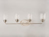 Maxim - 12264CDSN - Four Light Bath Vanity - Acadia - Satin Nickel